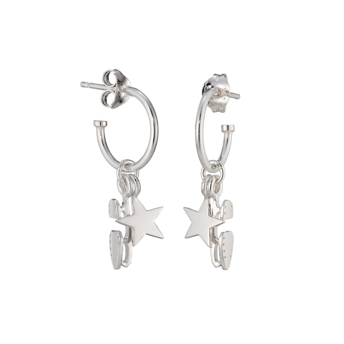 Silver Shine Bright Earrings | Ice Skating Jewellery