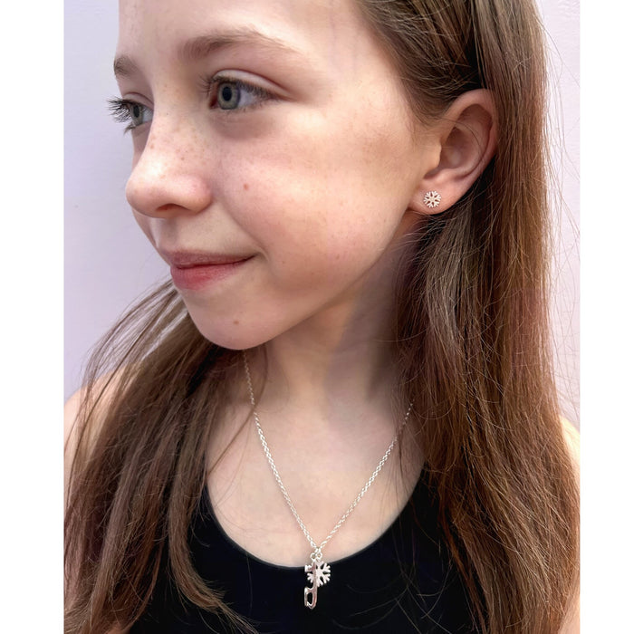 Snowflake Ice Skating Necklace| Ice Skating Jewellery