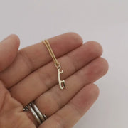 9ct gold Ice Skating Necklace | Ice Skating Jewellery