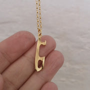 Gold Ice Skating Necklaces | Ice Skating Jewellery
