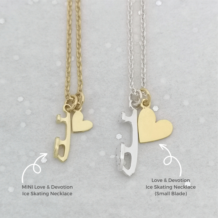 MINI Love and Devotion Ice Skating Necklace | Ice Skating Jewellery