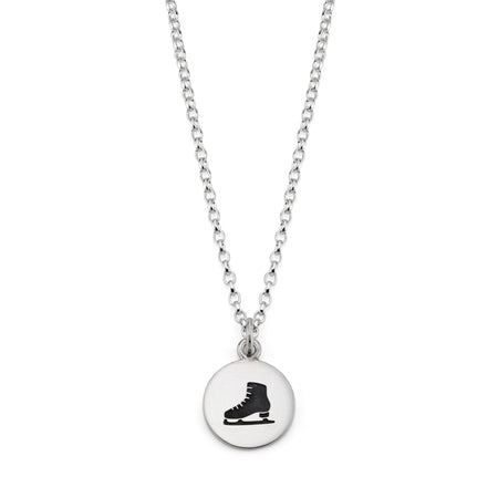 Silver Ice Skating Boot Necklace | Ice Skating Jewellery