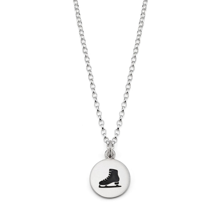 Silver Ice Skating Boot Necklace | Ice Skating Jewellery
