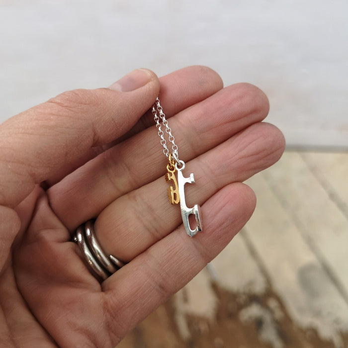 Double Figure Skating Necklaces | Ice Skating Jewellery