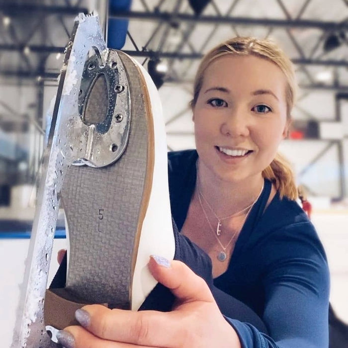 Personalised Ice Skating Motto Necklace | Ice Skating Jewellery