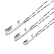Silver Ice Skating Necklace I Ice Skating Jewellery