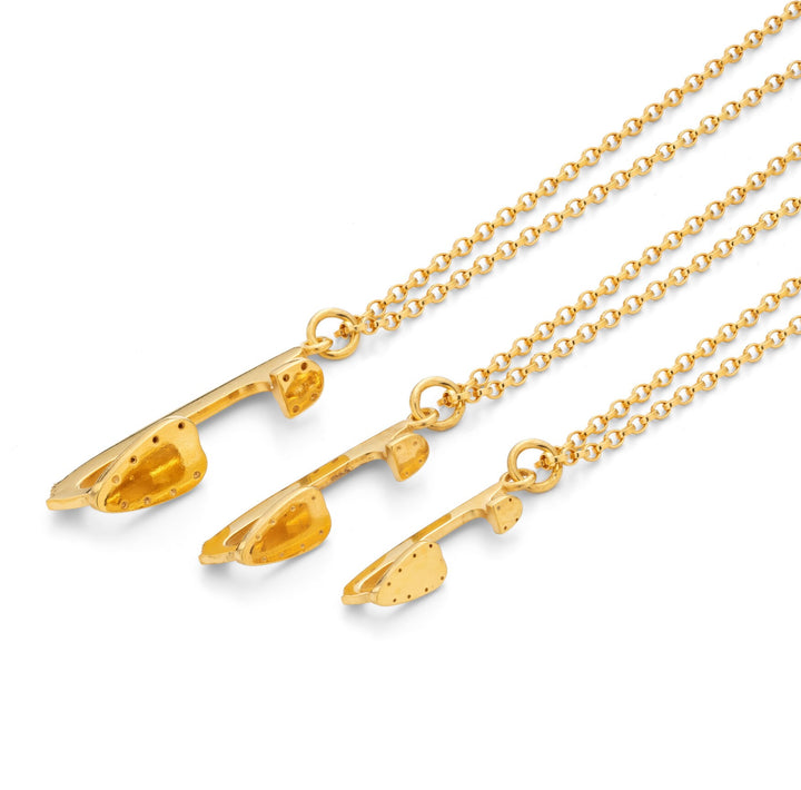 Gold Ice Skating Jewellery