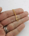 MINI Gold Ice Skating Necklace | Ice Skating Jewellery