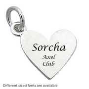 Personalised Ice Skating Motto Charm | Ice Skating Jewellery