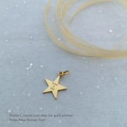 Personalised Ice Skating Motto Charm | Ice Skating Jewellery