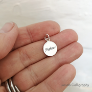 Personalised Figure Skating Motto Charm | Ice Skating Jewellery