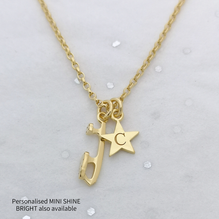 Personalised MINI 'Love and Devotion' Ice Skating Necklace