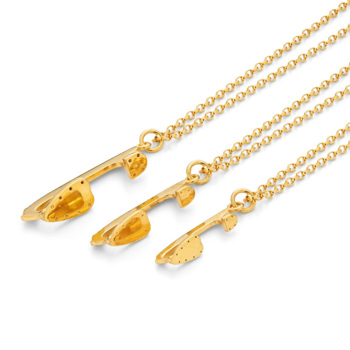 Gold Ice Skating Jewellery