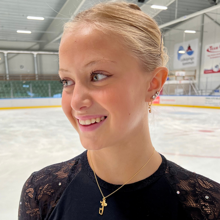 Ice skate earrings deals