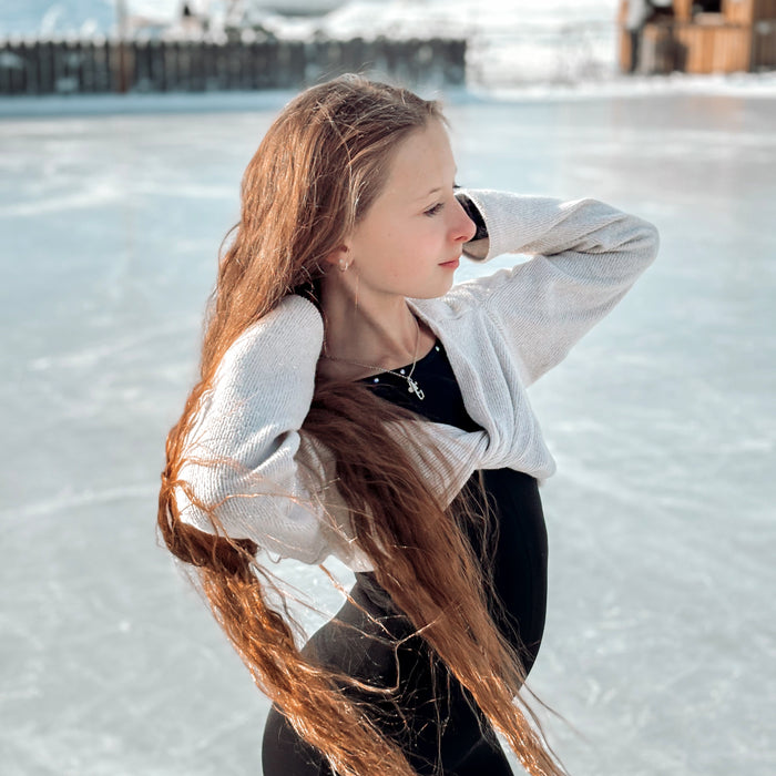 Personalised 'Love and Devotion' Ice Skating Necklace