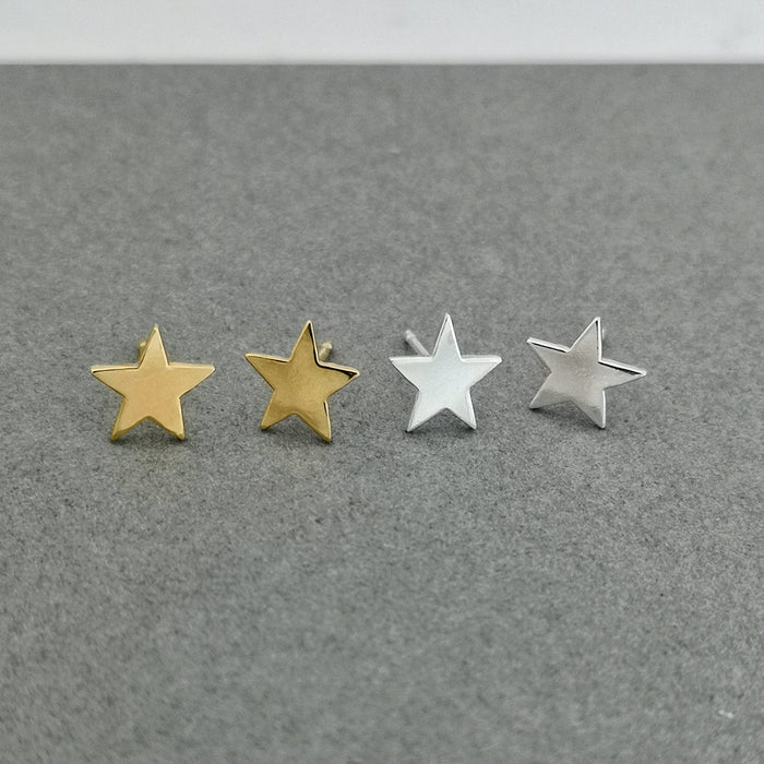 Silver star earrings | Ice Skating Jewellery