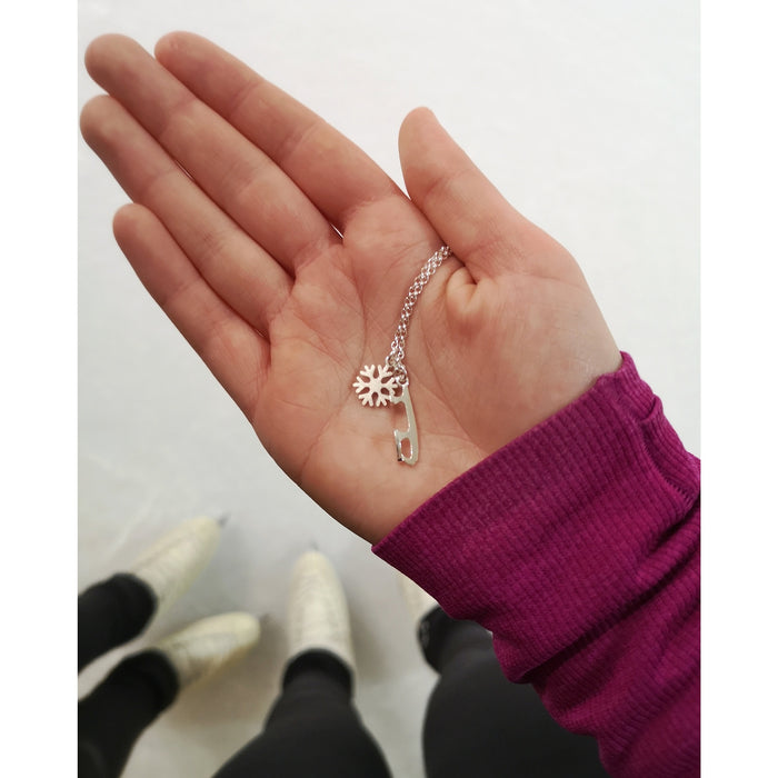 Snowflake Ice Skating Necklace| Ice Skating Jewellery
