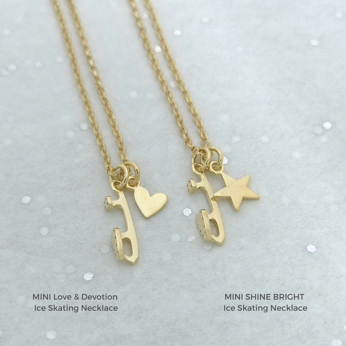 MINI Love and Devotion Ice Skating Necklace | Ice Skating Jewellery