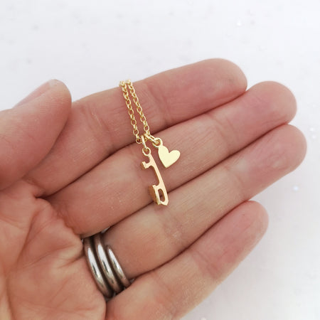 MINI Love and Devotion Ice Skating Necklace | Ice Skating Jewellery