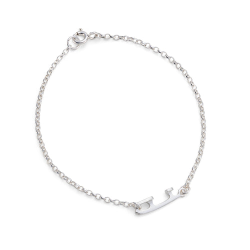 Silver Ice Skating Bracelet